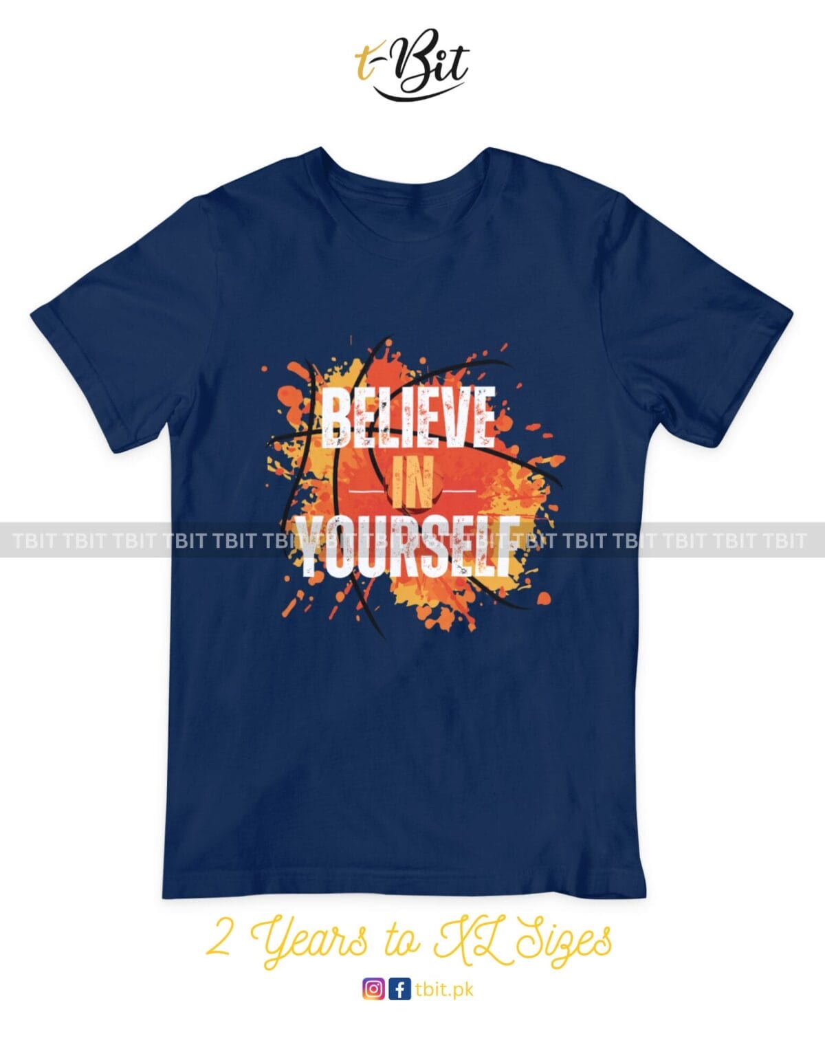 Believe In Yourself Premium Print - Crew Neck Half Sleeves Tees
